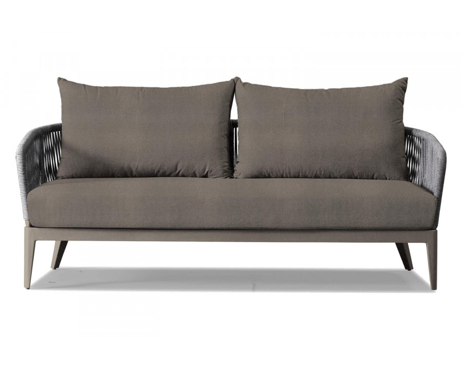 Harbour Hamilton 2 Seat Sofa - Aluminum Taupe, Riviera Stone