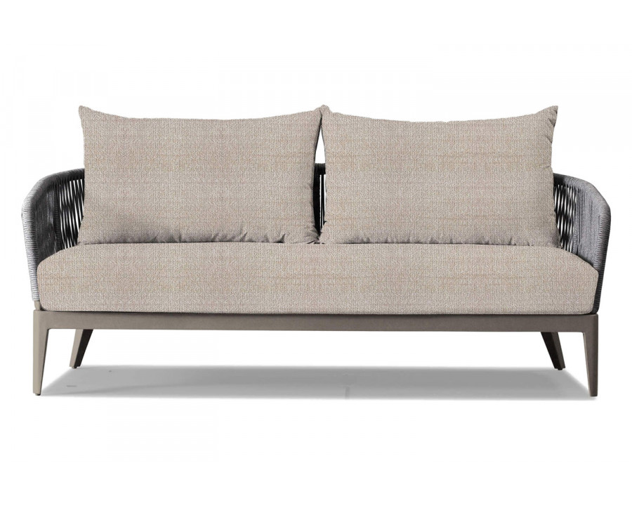 Harbour Hamilton 2 Seat Sofa - Aluminum Taupe, Siesta Taupe