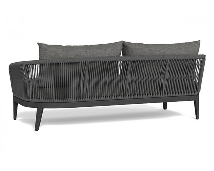 Harbour Hamilton 2 Seat 1 Arm Right - Aluminum Taupe, Copacabana Midnight