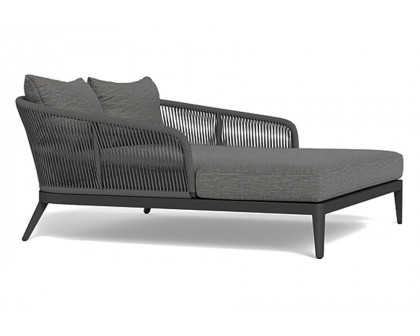 Harbour Hamilton Daybed - Aluminum Asteroid, Lisos Grafito