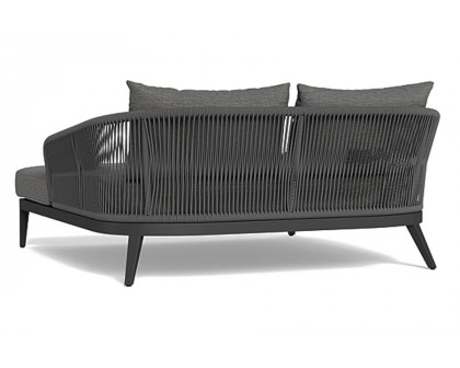 Harbour Hamilton Daybed - Aluminum Asteroid, Lisos Grafito