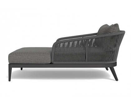 Harbour Hamilton Daybed - Aluminum Asteroid, Lisos Grafito