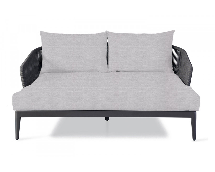 Harbour Hamilton Daybed - Aluminum Asteroid, Panama Cloud