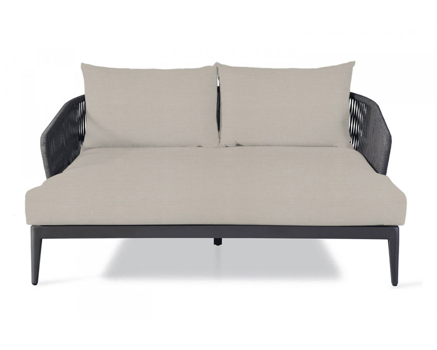 Harbour Hamilton Daybed - Aluminum Asteroid, Panama Marble