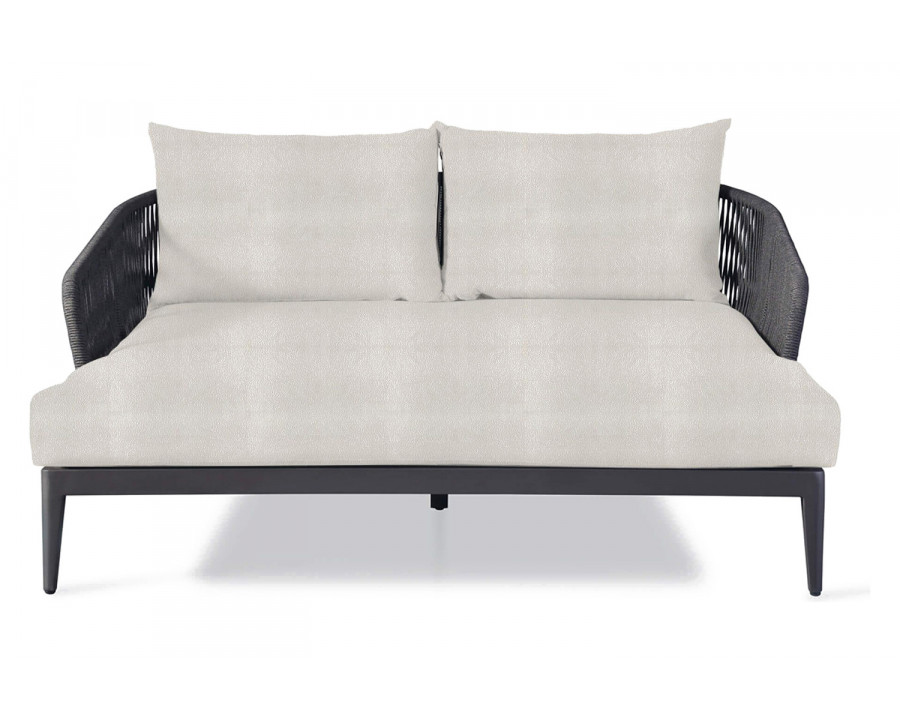 Harbour Hamilton Daybed - Aluminum Asteroid, Riviera Ivory