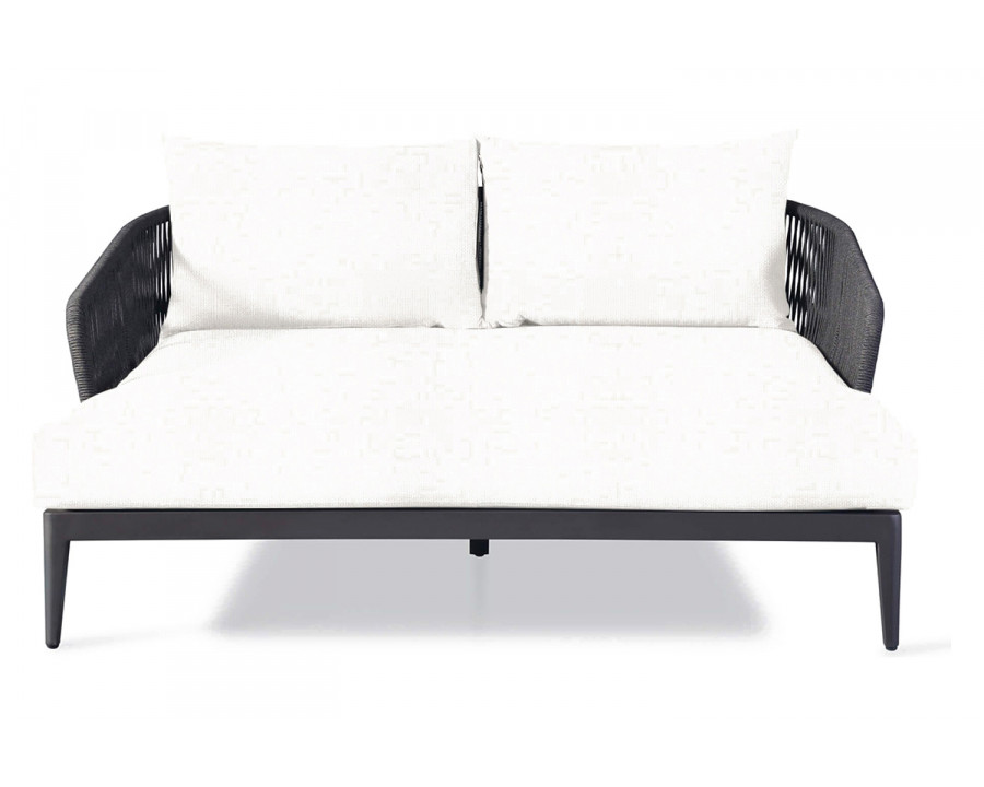 Harbour Hamilton Daybed - Aluminum Asteroid, Siesta Ivory