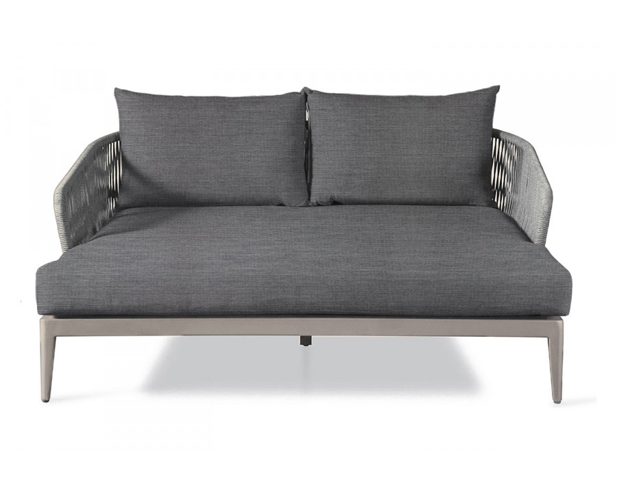 Harbour Hamilton Daybed - Aluminum Taupe, Lisos Piedra