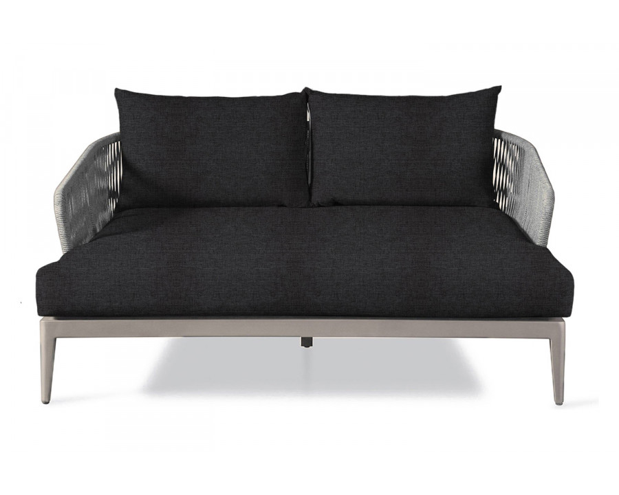 Harbour Hamilton Daybed - Aluminum Taupe, Copacabana Midnight