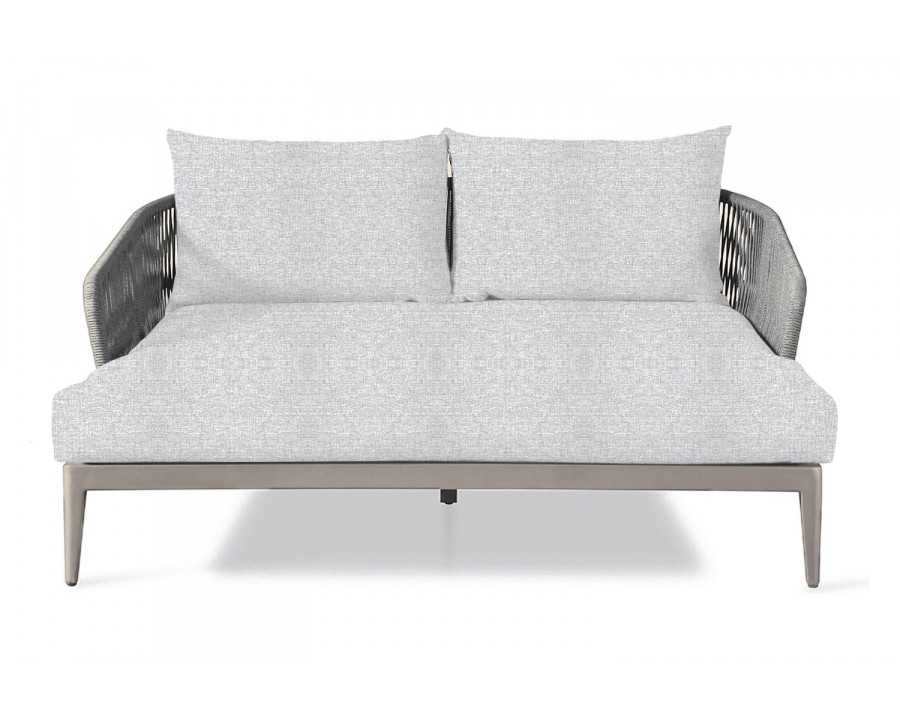 Harbour Hamilton Daybed - Aluminum Taupe, Copacabana Sand