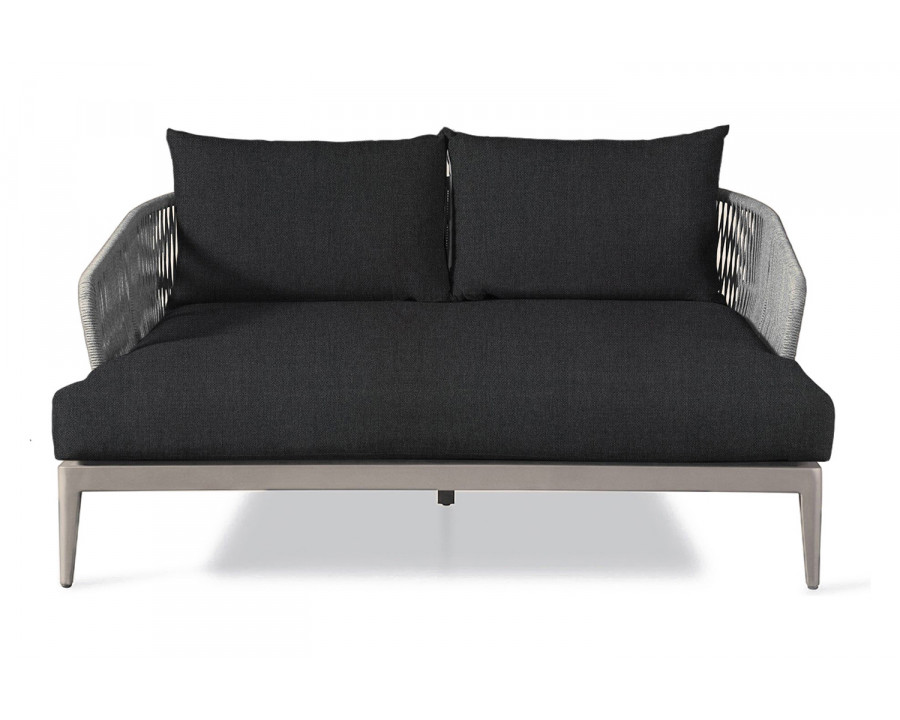 Harbour Hamilton Daybed - Aluminum Taupe, Panama Grafito