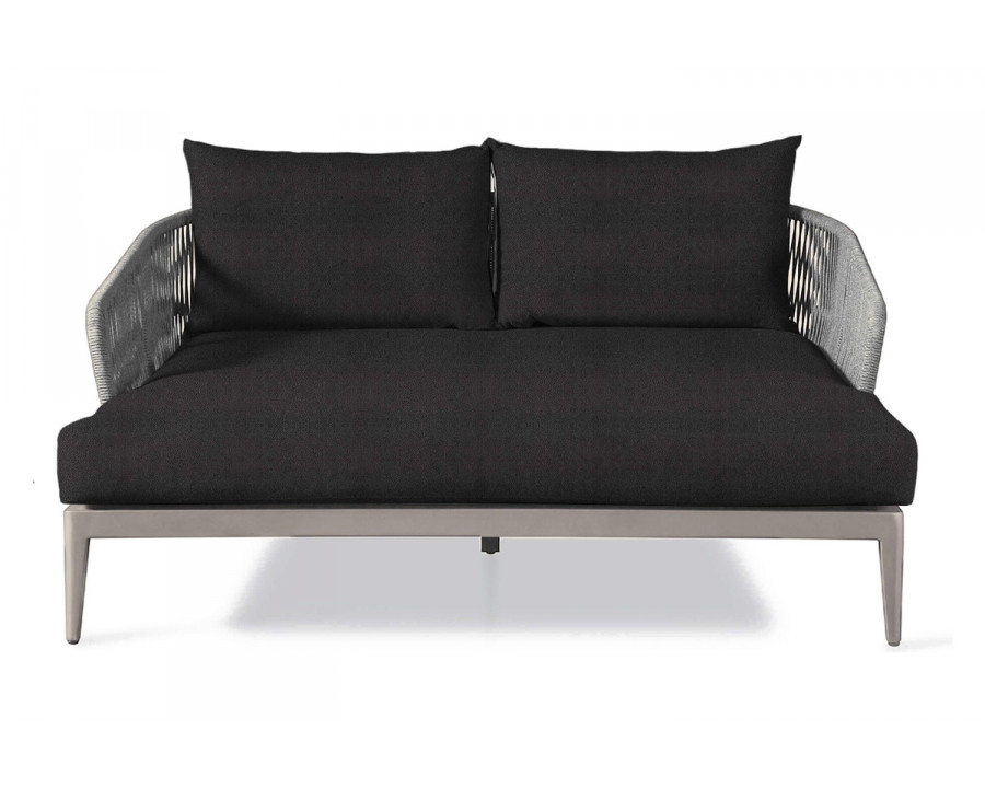 Harbour Hamilton Daybed - Aluminum Taupe, Riviera Slate