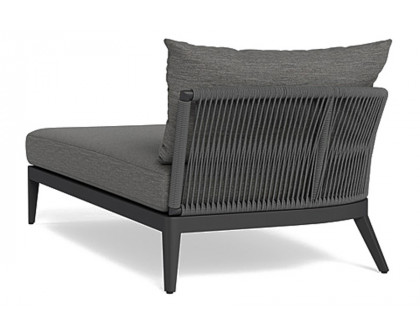 Harbour Hamilton Chaise Left - Aluminum Asteroid, Lisos Grafito