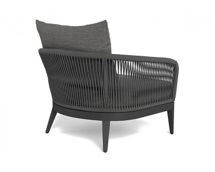 Harbour Hamilton Lounge Chair - Aluminum Asteroid, Lisos Grafito