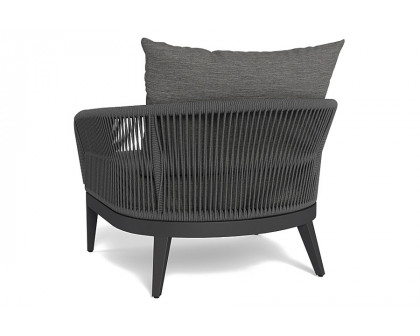 Harbour Hamilton Lounge Chair - Aluminum Asteroid, Lisos Grafito