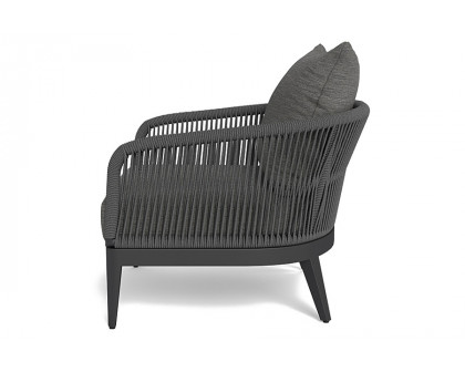 Harbour Hamilton Lounge Chair - Aluminum Asteroid, Lisos Grafito