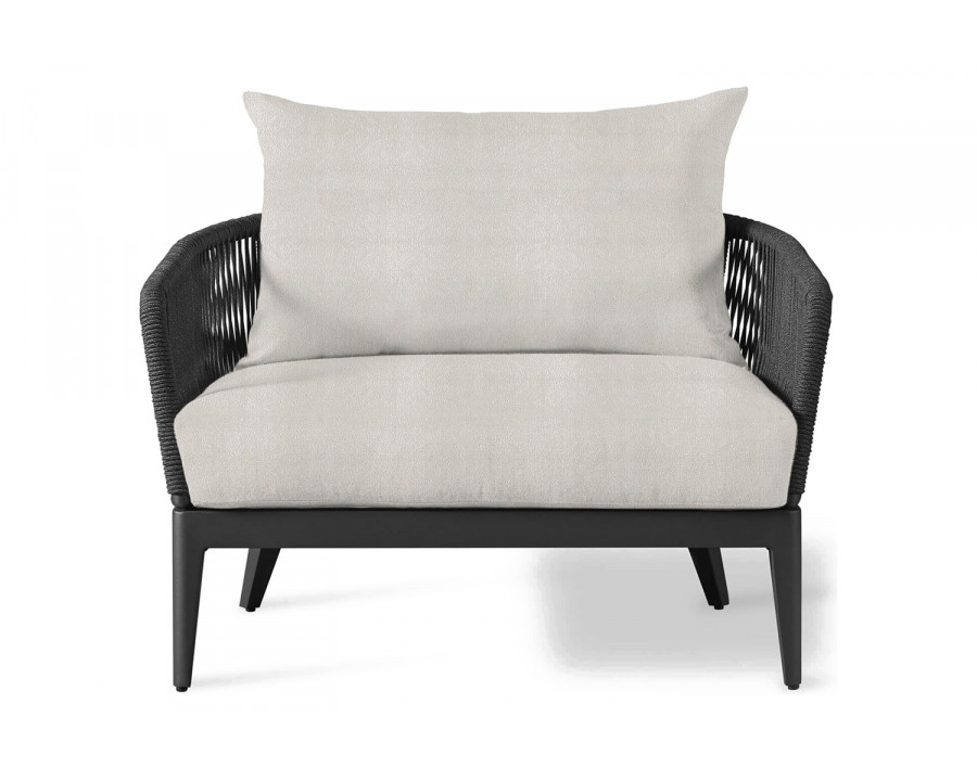 Harbour Hamilton Lounge Chair - Aluminum Asteroid, Riviera Ivory