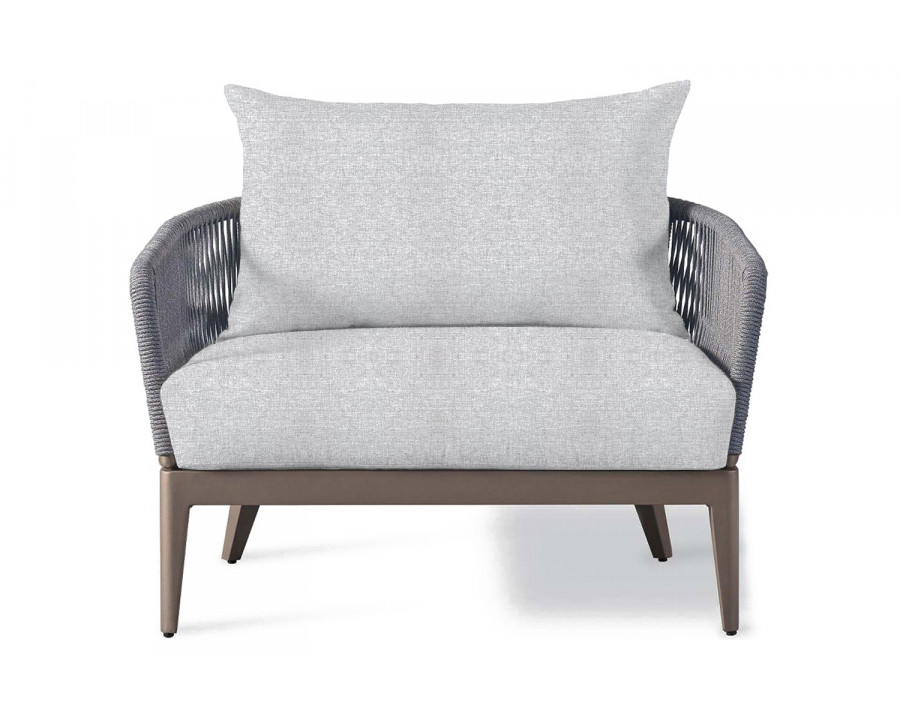 Harbour Hamilton Lounge Chair - Aluminum Taupe, Copacabana Sand