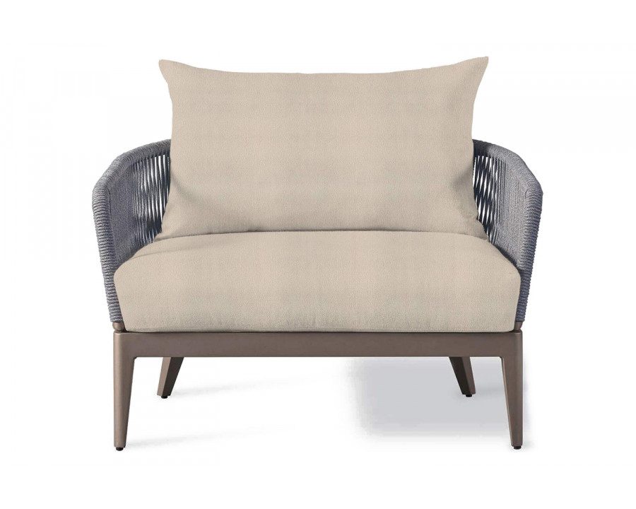 Harbour Hamilton Lounge Chair - Aluminum Taupe, Riviera Sand