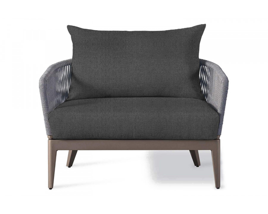 Harbour Hamilton Lounge Chair - Aluminum Taupe, Siesta Slate