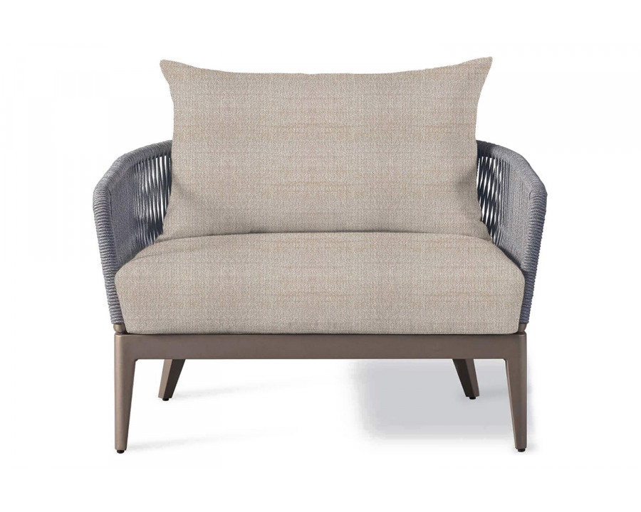 Harbour Hamilton Lounge Chair - Aluminum Taupe, Siesta Taupe