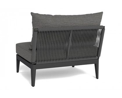 Harbour Hamilton Armless Single - Aluminum Taupe, Siesta Taupe