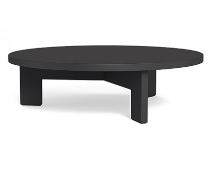 Harbour Hampton Round Coffee Table - Aluminum Asteroid