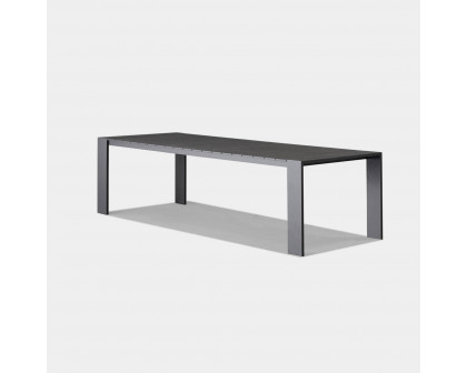 Harbour Hayman Dining Table 106" - Aluminum Asteroid