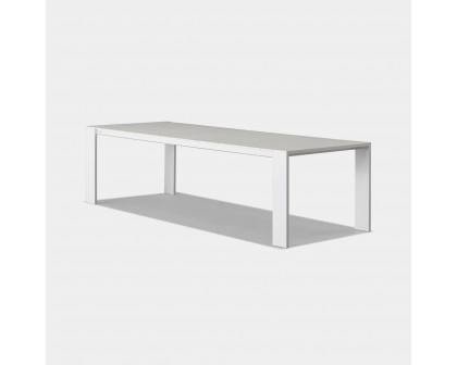 Harbour Hayman Dining Table 120" - Aluminum Asteroid