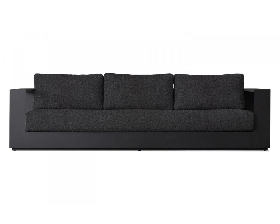 Harbour Hayman 3 Seat Sofa - Aluminum Asteroid, Panama Grafito