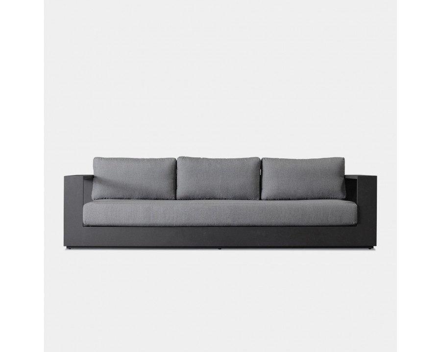 Harbour Hayman 3 Seat Sofa - Aluminum Asteroid, Siesta Indigo, Batyline Silver