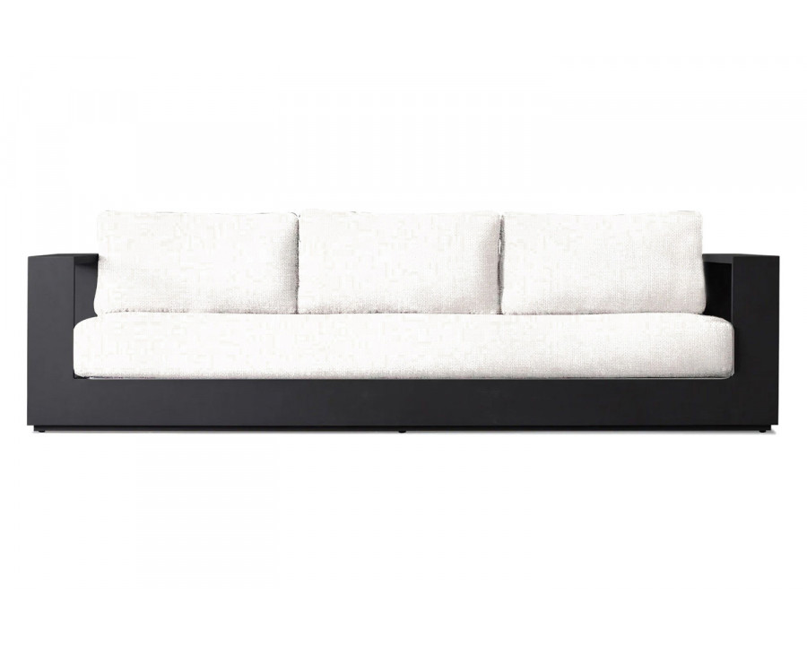 Harbour Hayman 3 Seat Sofa - Aluminum Asteroid, Siesta Ivory