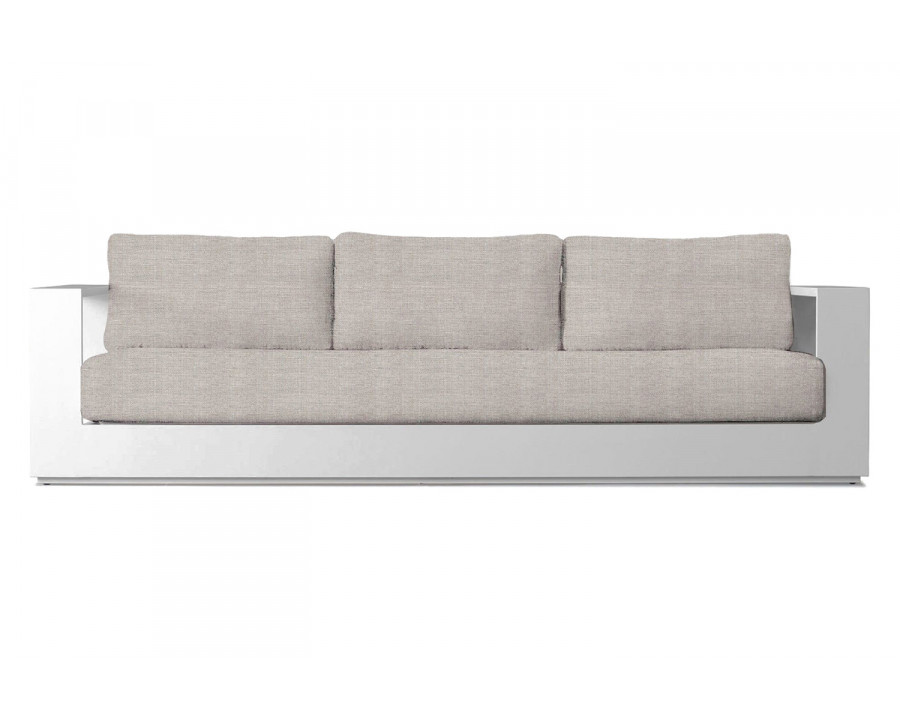 Harbour Hayman 3 Seat Sofa - Aluminum White, Cast Silver