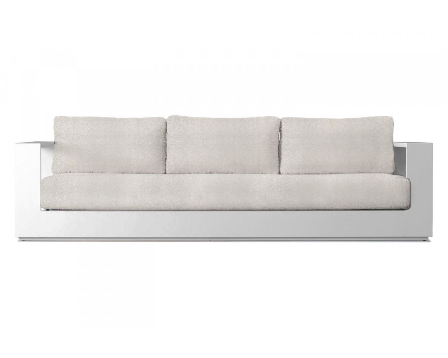 Harbour Hayman 3 Seat Sofa - Aluminum White, Riviera Ivory