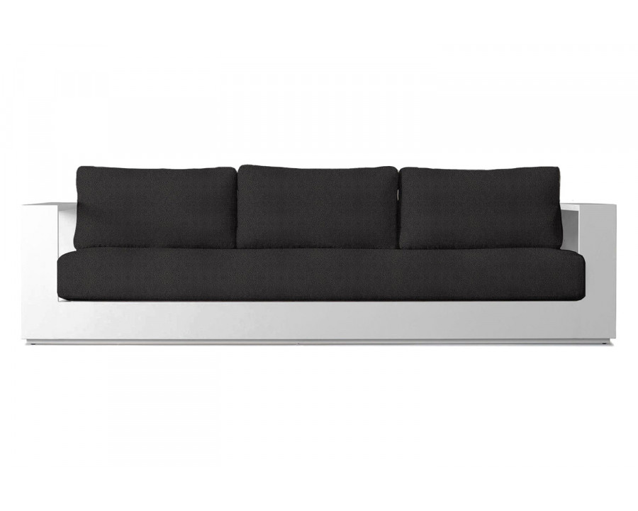 Harbour Hayman 3 Seat Sofa - Aluminum White, Riviera Slate