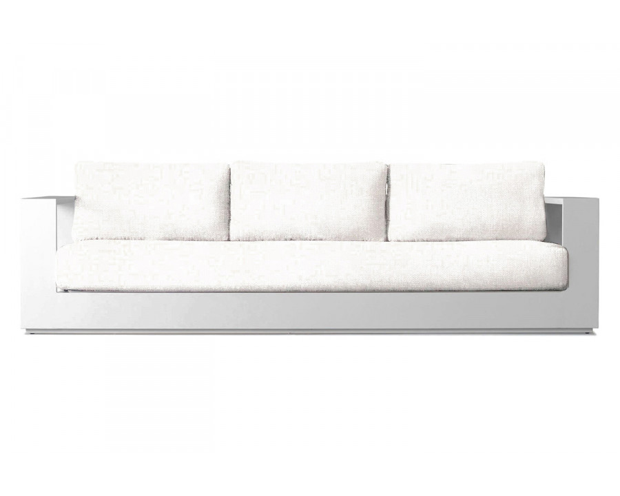 Harbour Hayman 3 Seat Sofa - Aluminum White, Siesta Ivory