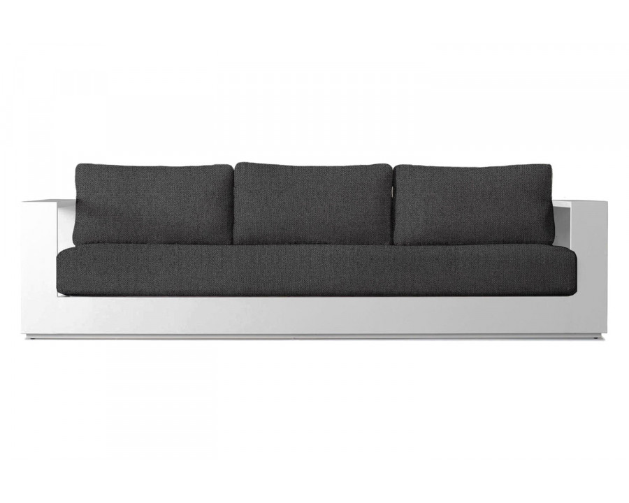 Harbour Hayman 3 Seat Sofa - Aluminum White, Siesta Slate