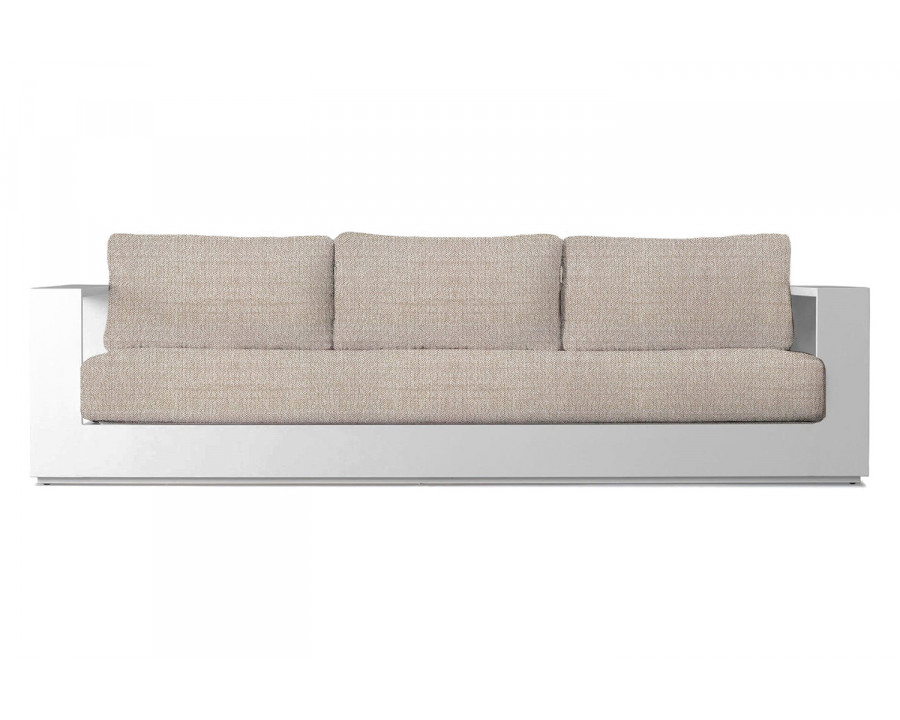 Harbour Hayman 3 Seat Sofa - Aluminum White, Siesta Taupe