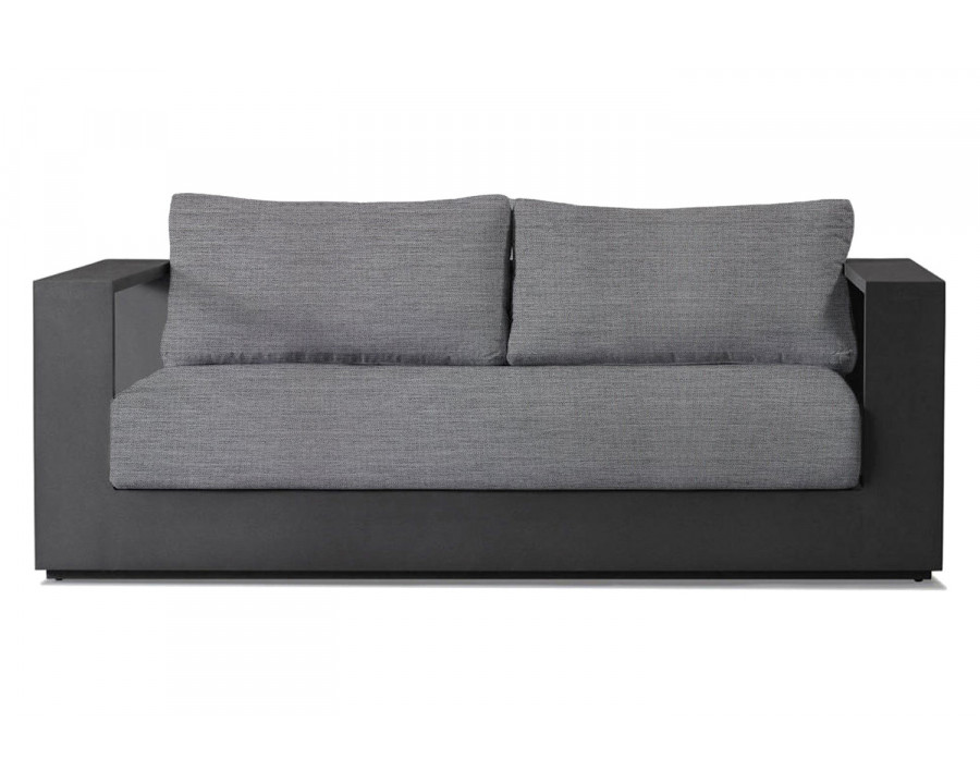 Harbour Hayman 2 Seat Sofa - Aluminum Asteroid, Lisos Piedra