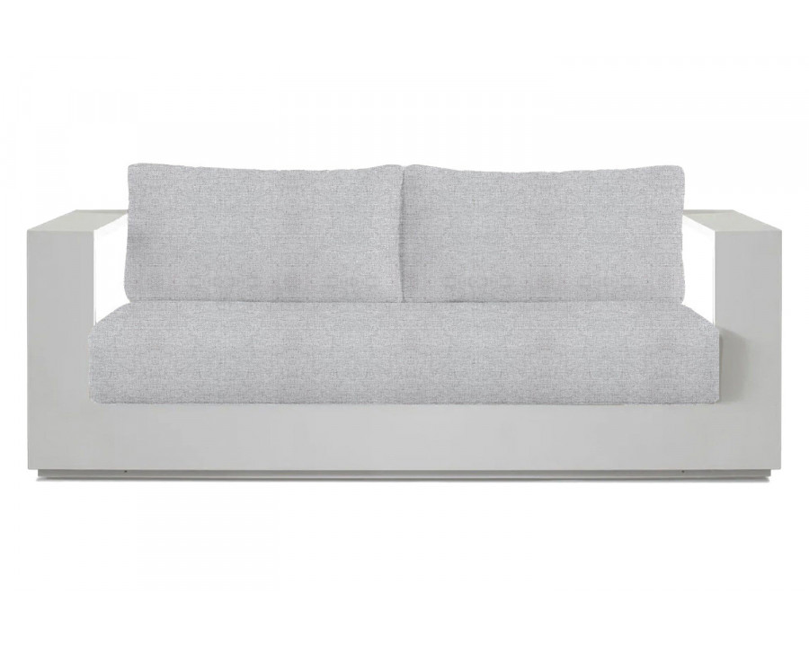 Harbour Hayman 2 Seat Sofa - Aluminum White, Copacabana Sand