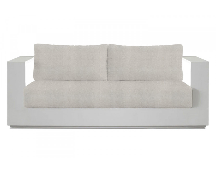 Harbour Hayman 2 Seat Sofa - Aluminum White, Riviera Ivory