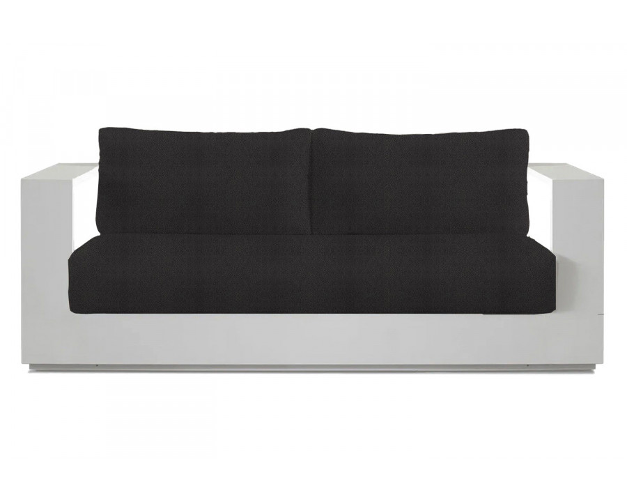 Harbour Hayman 2 Seat Sofa - Aluminum White, Riviera Slate