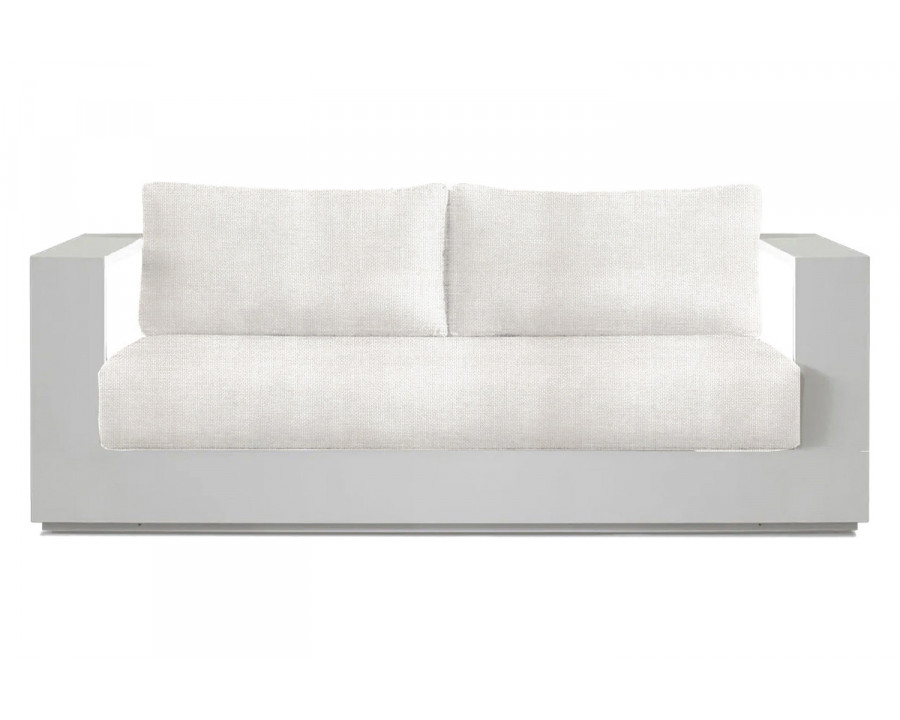 Harbour Hayman 2 Seat Sofa - Aluminum White, Siesta Ivory