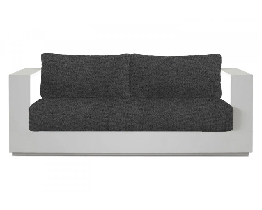 Harbour Hayman 2 Seat Sofa - Aluminum White, Siesta Slate