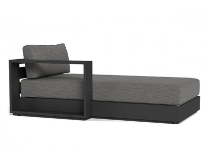 Harbour Hayman Chaise Left - Aluminum Asteroid, Cast Slate