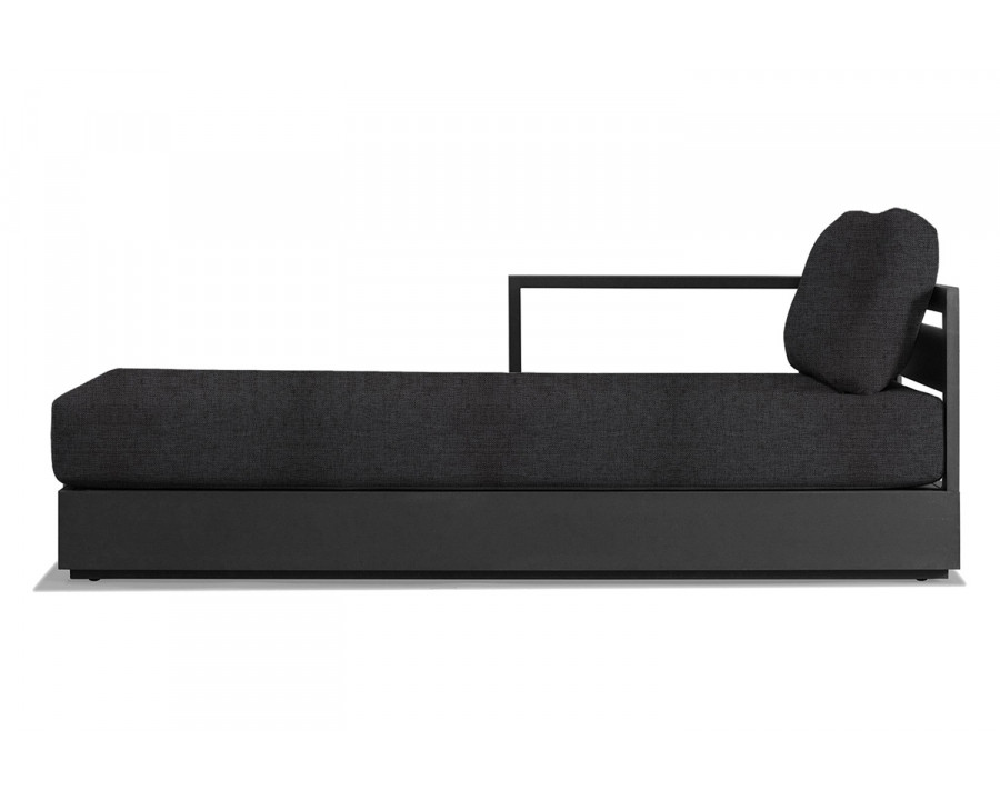 Harbour Hayman Chaise Left - Aluminum Asteroid, Copacabana Midnight