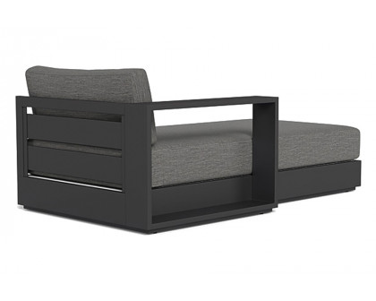 Harbour Hayman Chaise Left - Aluminum Asteroid, Copacabana Midnight