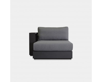 Harbour Hayman Chaise Left - Aluminum Asteroid, Siesta Indigo, Batyline Silver