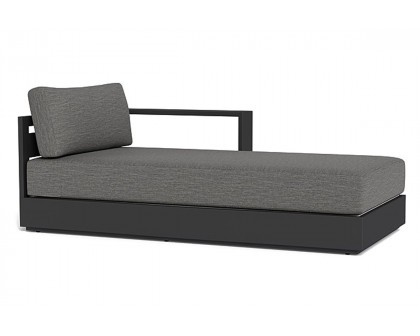 Harbour Hayman Chaise Right - Aluminum Asteroid, Cast Slate