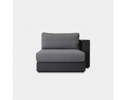 Harbour Hayman Chaise Right - Aluminum Asteroid, Siesta Indigo, Batyline Silver