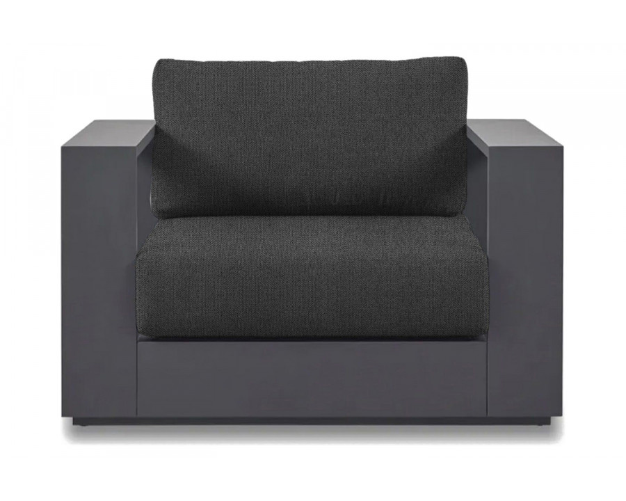 Harbour Hayman Lounge Chair - Aluminum Asteroid, Siesta Slate